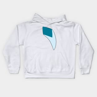 Ice fox tail Kids Hoodie